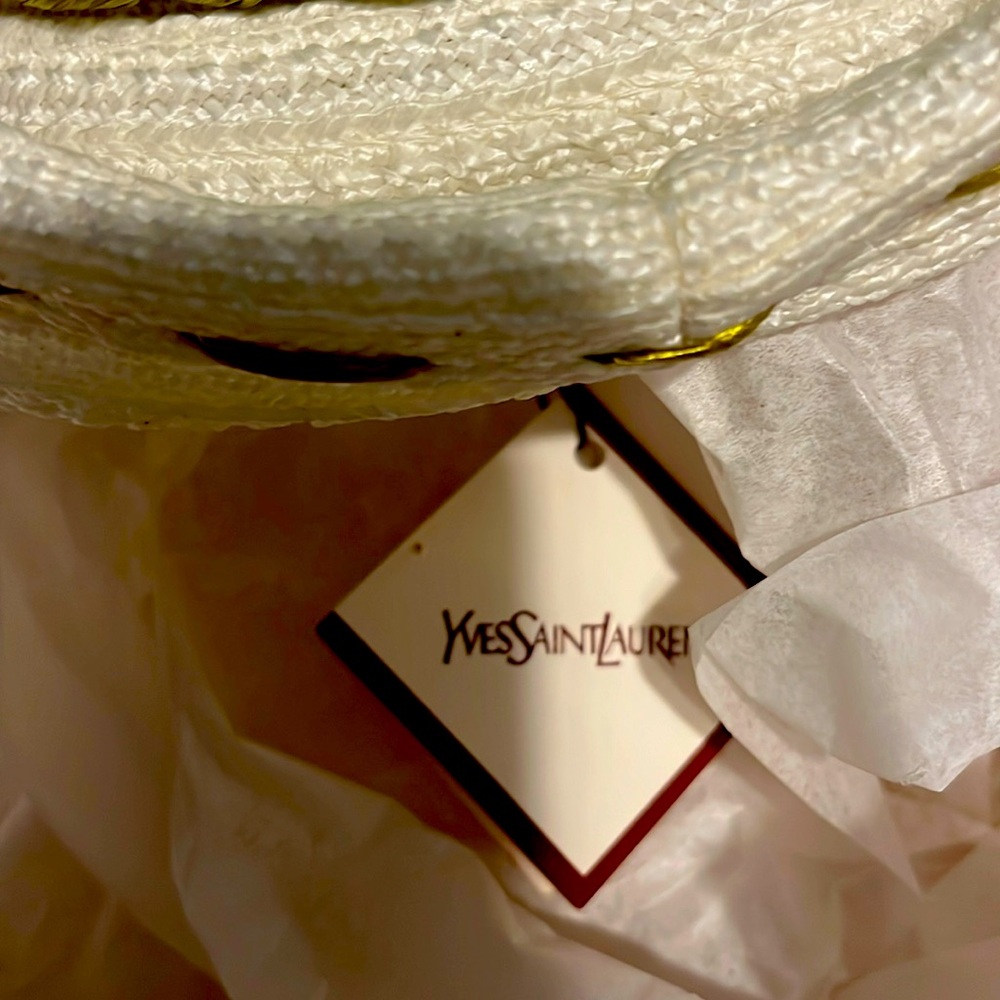 Yves Saint Laurent Vintage hat with tags